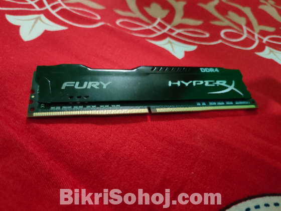 Kingston Hyper x fury 4gb ddr4 2400mhz Ram